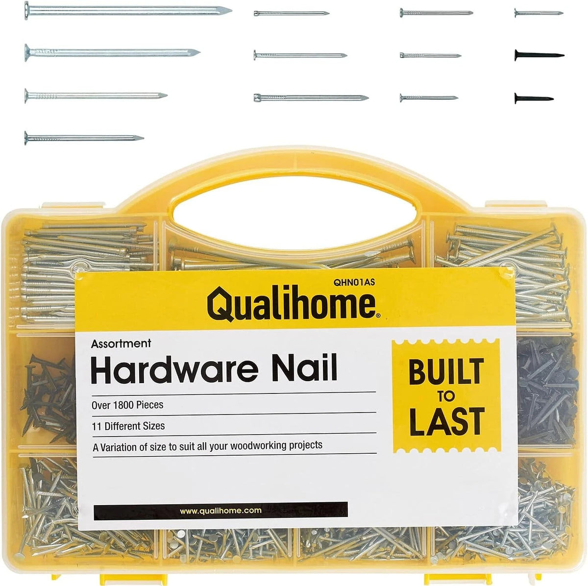 Top Quality Nail Assortment Kit – Over a 1800 Multipurpose a 1800 Nails