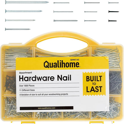 Top Quality Nail Assortment Kit – Over a 1800 Multipurpose a 1800 Nails
