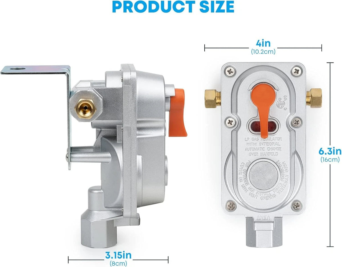 Stanbroil 2 Stage Auto Changeover Propane Regulator, LP Double-Stage...