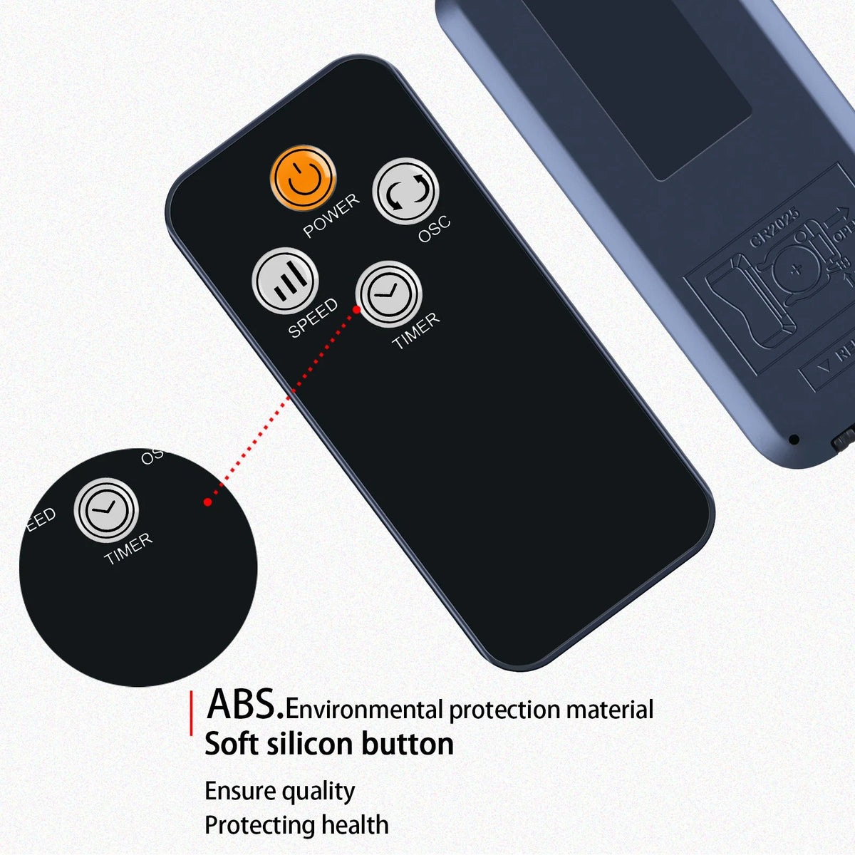 Replacement Remote Control For son Tower Fan