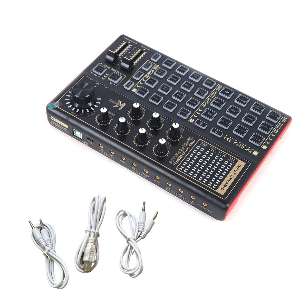 1set K300 Sound Card High Quality Recording Equipment For Live Broadcasts