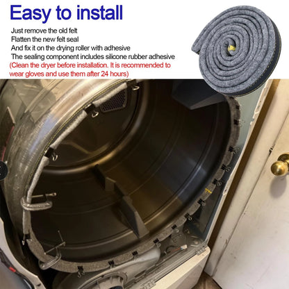280140 Dryer Drum Felt Seal Gasket Compatible With Whirlpool Maytag Kenmore...