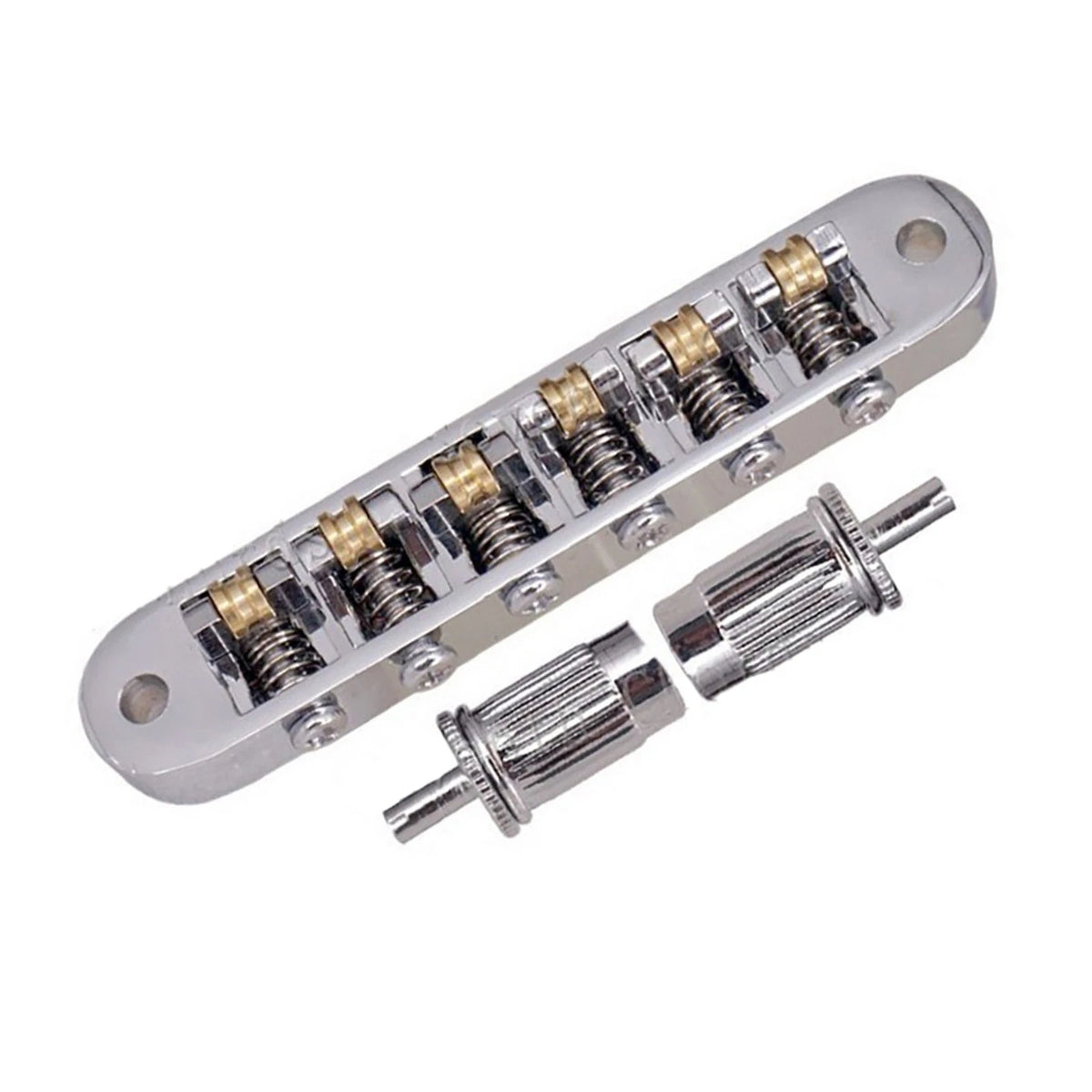 Sliver 6-in-1 Roller Bridge Tremolo Saddles For LP EPI Electric Guitar Parts