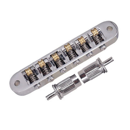 Sliver 6-in-1 Roller Bridge Tremolo Saddles For LP EPI Electric Guitar Parts
