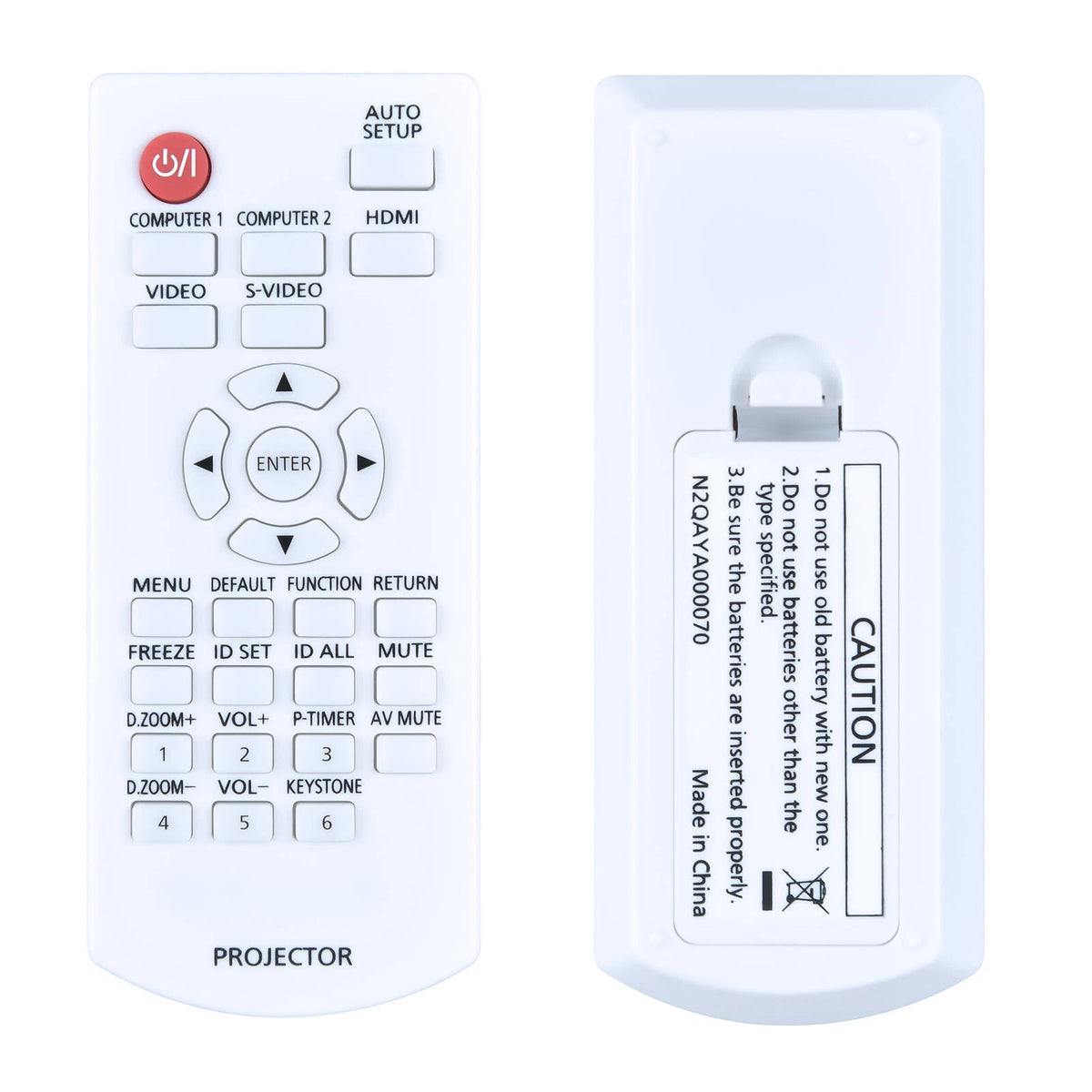 N2QAYA000070 TV For Panasonic LCD Projector Replace Remote Control PT-VX420