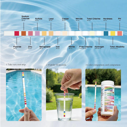 19 in 1 Drinking Water Test Strips, ASSURETST Quality Kit for Tap...