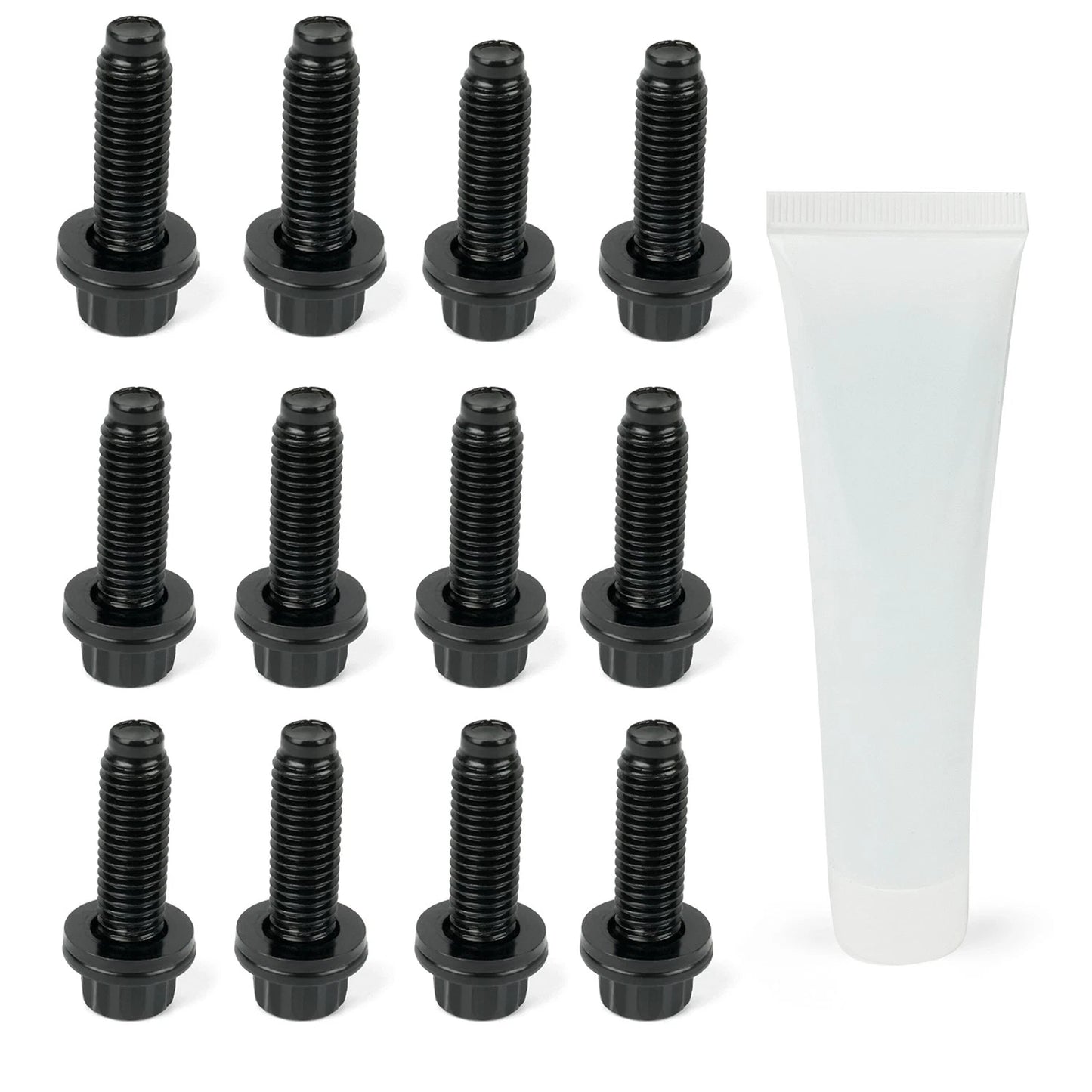 Up Pipe Bolt Set for 2001-2016 GMC Sierra 2500/3500 Duramax 6.6L V8 Diesel-12PCS