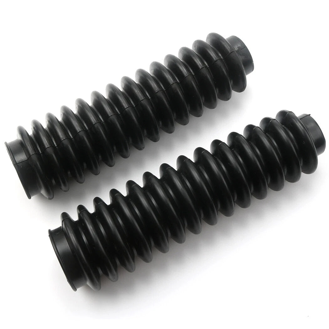Black Universal Fork Boots  For HONDA ATC 250SX 1985 1986 1987