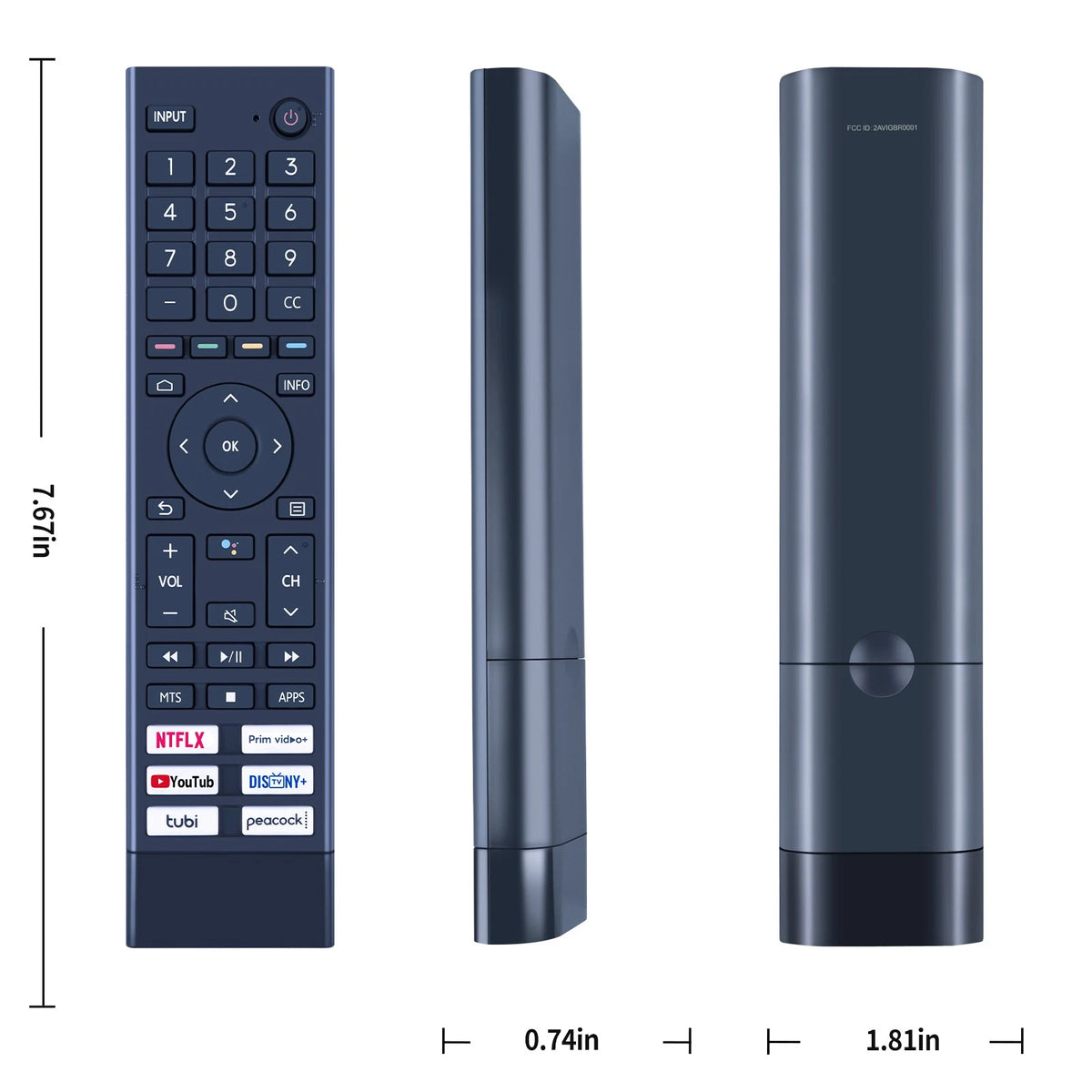 ERF3Z80H Voice Remote Control For Hisense LED Smart Android TV 43A4H 40A4H