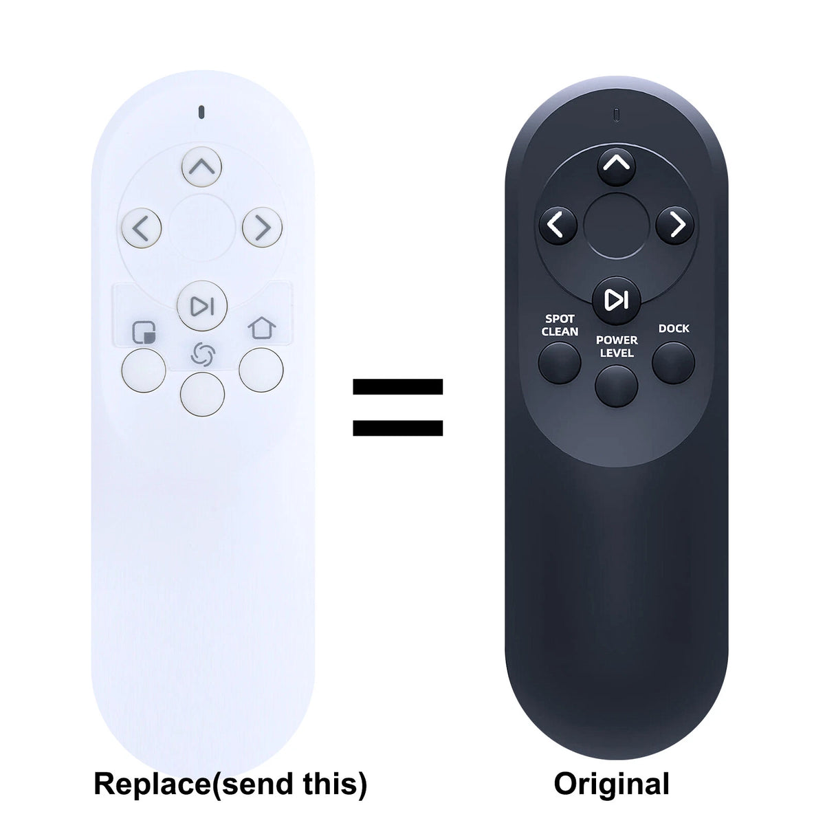 Remote Control For Roborock E5 Robotic Vacuum Cleaner