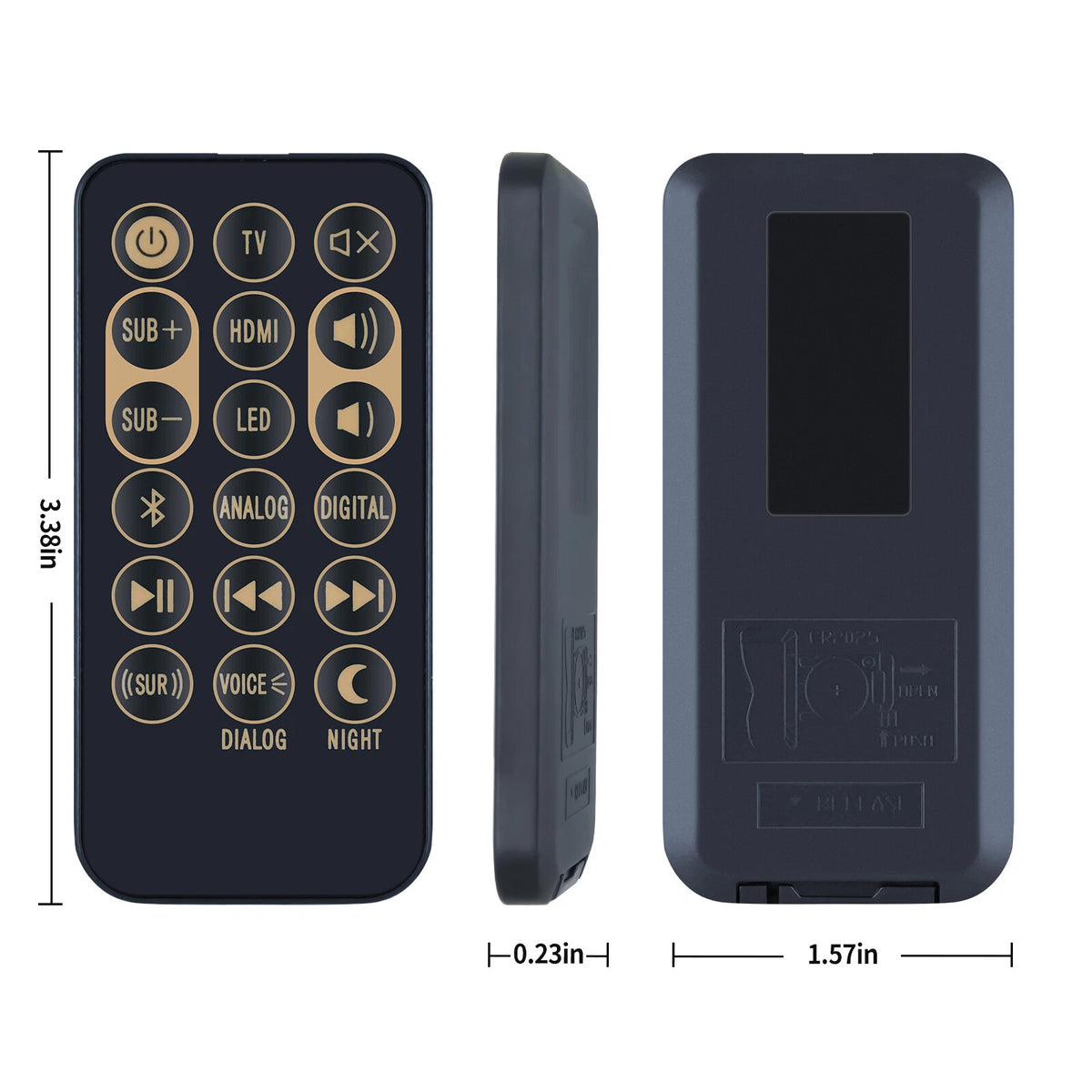 RSB-3 For Klipsch Sound Bar Speaker Remote Control RSB-6 RSB8 RSB-8