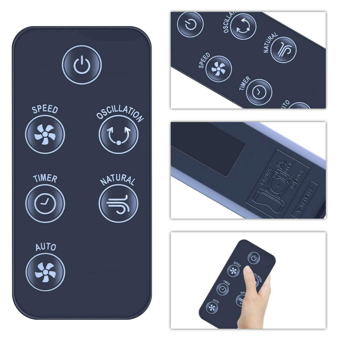 Remote Control For Rowenta Urban Cool Silent Tower Fan VU6770