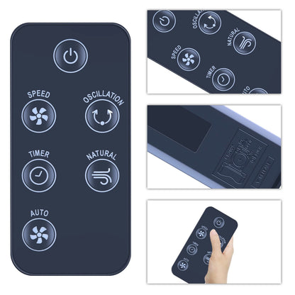 Remote Control For Rowenta Urban Cool Silent Tower Fan VU6770