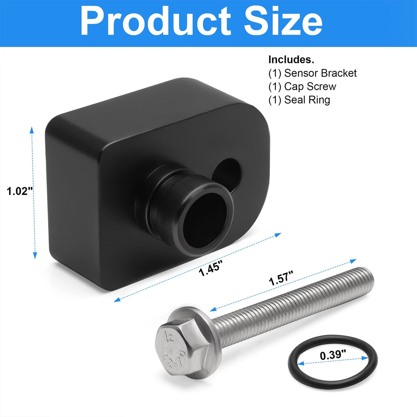 Temperature Air Intake Sensor Spacer Kit For 2011-19 Ford F250/F350 6.7L Diesel