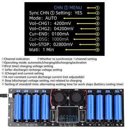 Internal Resistance Tester For 5V positive and negative welding points