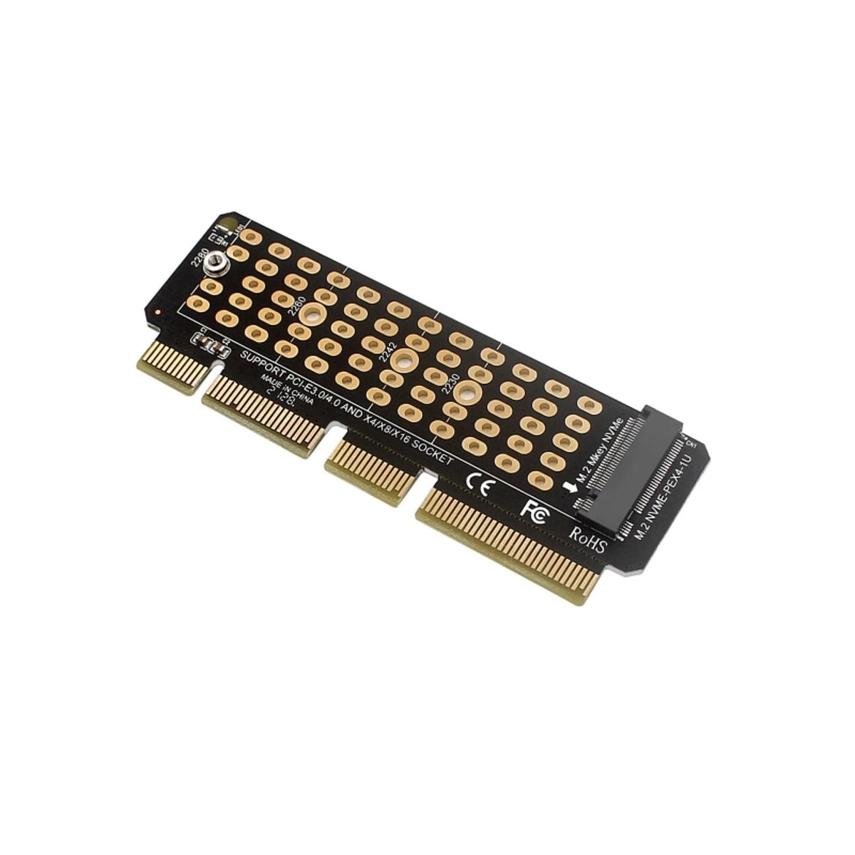 M.2 SSD NVMe SSD to PCI-E Express 3.0 X4 X8 X16 Adapter Card Full Speed 2280