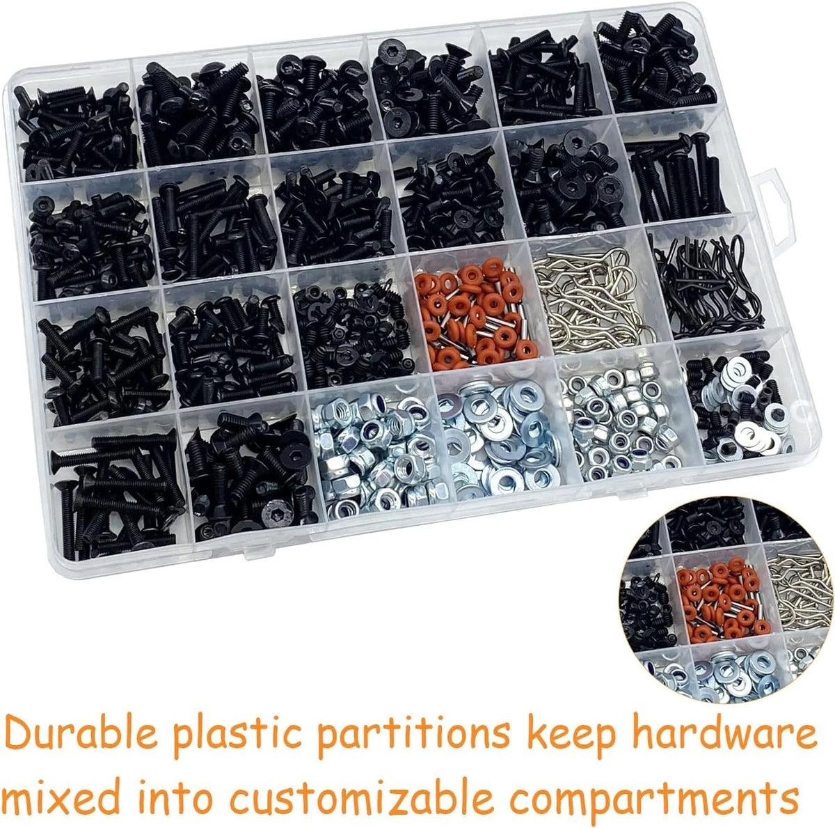 1000pcs RC Screw Kit and Screwdrivers, Tool for Traxxas Axial...