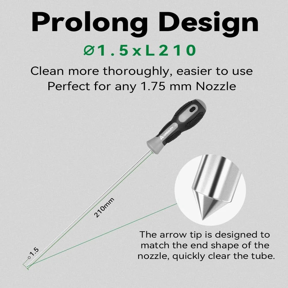 Creality 3D Printer Tools, Clog Poke Nozzle Cleaning Kit...