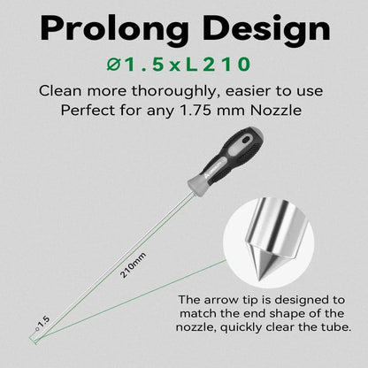 Creality 3D Printer Tools, Clog Poke Nozzle Cleaning Kit...