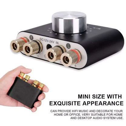 Mini Bluetooth 5.0 HiFi Stereo Audio 50W+50W Car Home Digital Power Amplifier