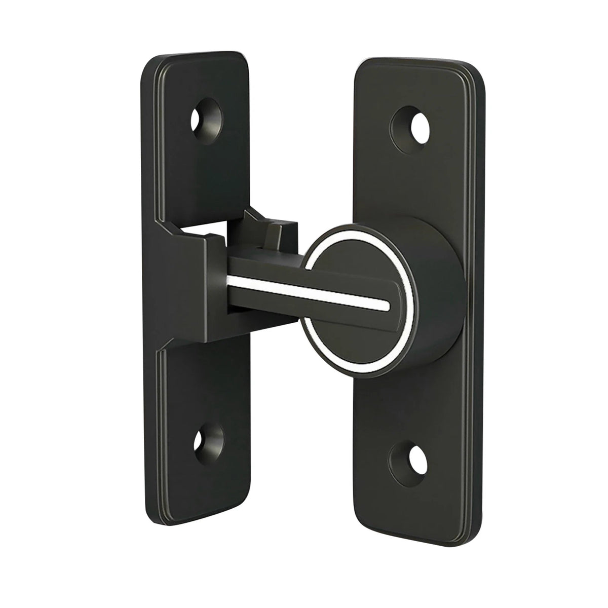 90° Keyless Interior Door Bolt Luminous Surface-mounted Room Door Latch ss