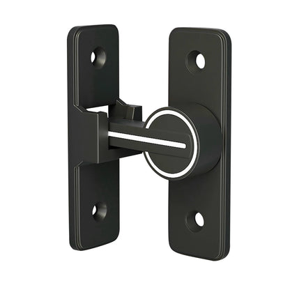 90° Keyless Interior Door Bolt Luminous Surface-mounted Room Door Latch ss