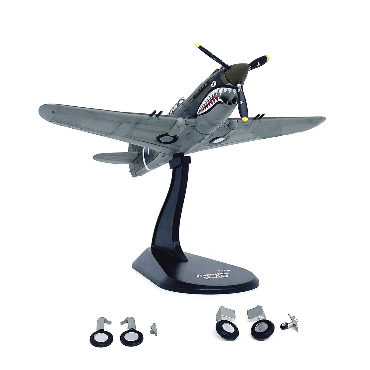 13cm Diecast Alloy 1/72 WWII US For Curtiss P-40C Warhawk Fighter 1PCS Model