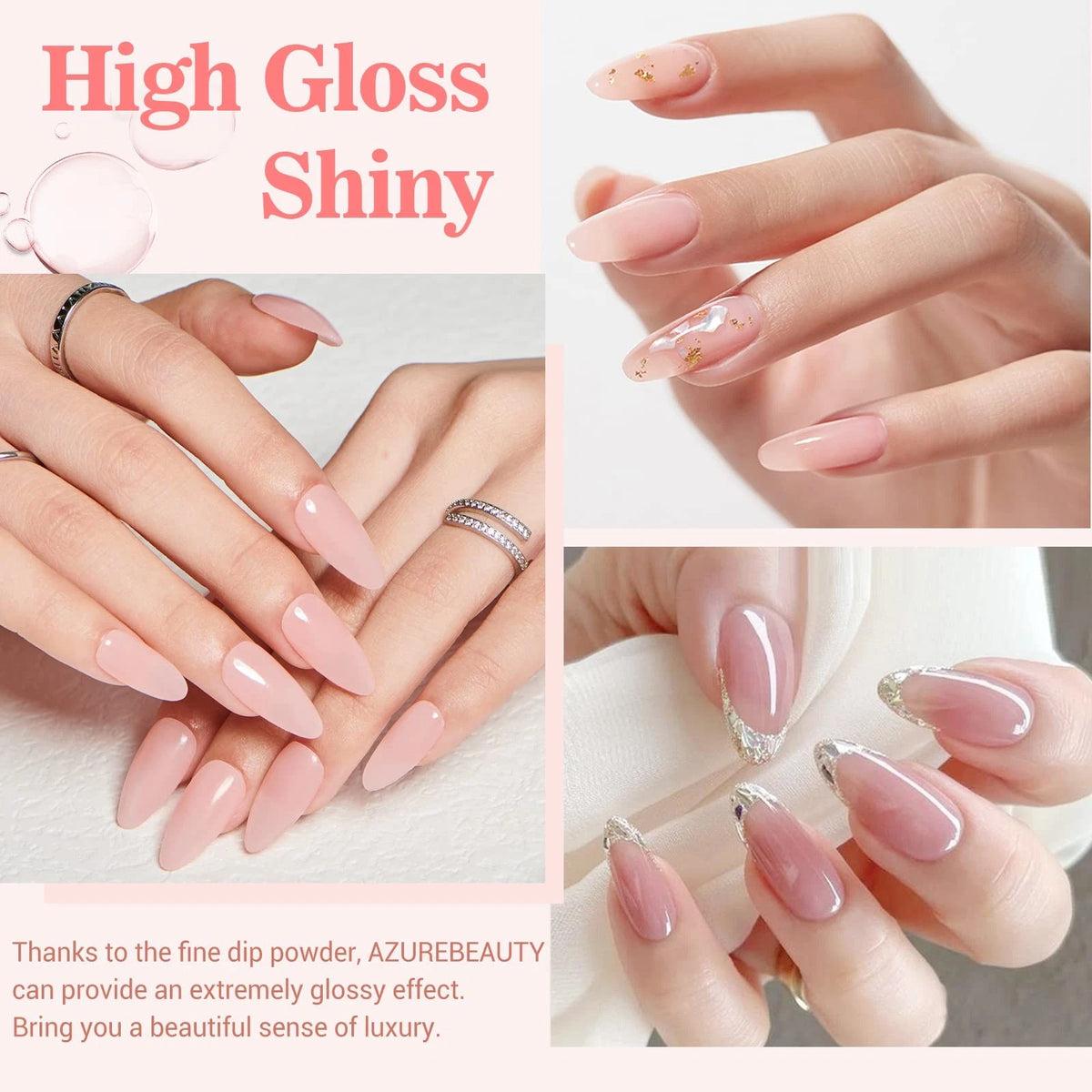 AZUREBEAUTY Nail Repair Kit 0.34 Fl Oz (Pack of 1), Jelly Pink