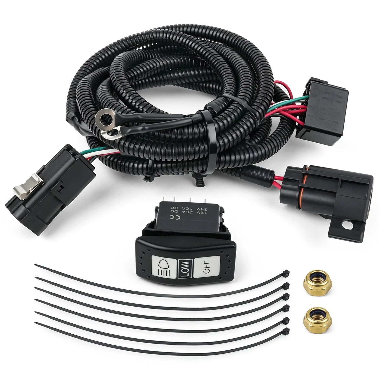 Smart LED Light Switch Wiring Harness For Can-Am Defender HD11 Replace 715009886