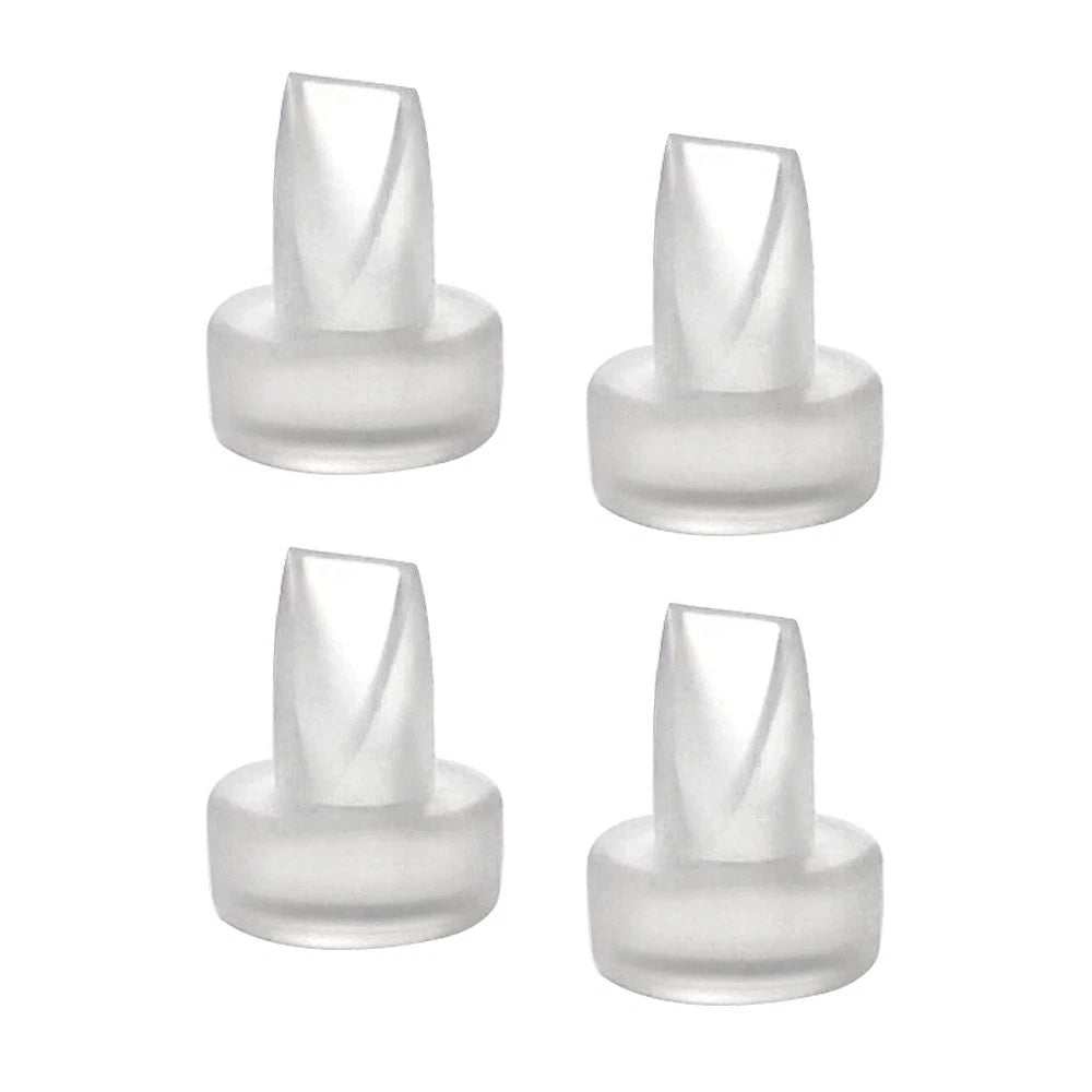 Maymom Pump Valve Compatible with Ameda Purely 4 Count (Pack of 1), White