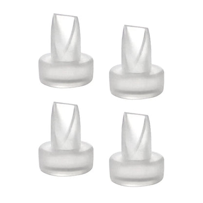 Maymom Pump Valve Compatible with Ameda Purely 4 Count (Pack of 1), White