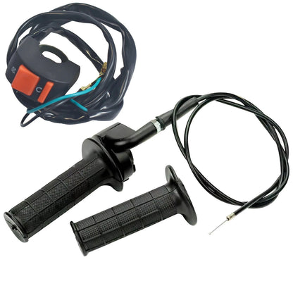 Throttle Control Cable Kit With Kill Switch For Baja MB200 200cc 6.5hp ATV Quad