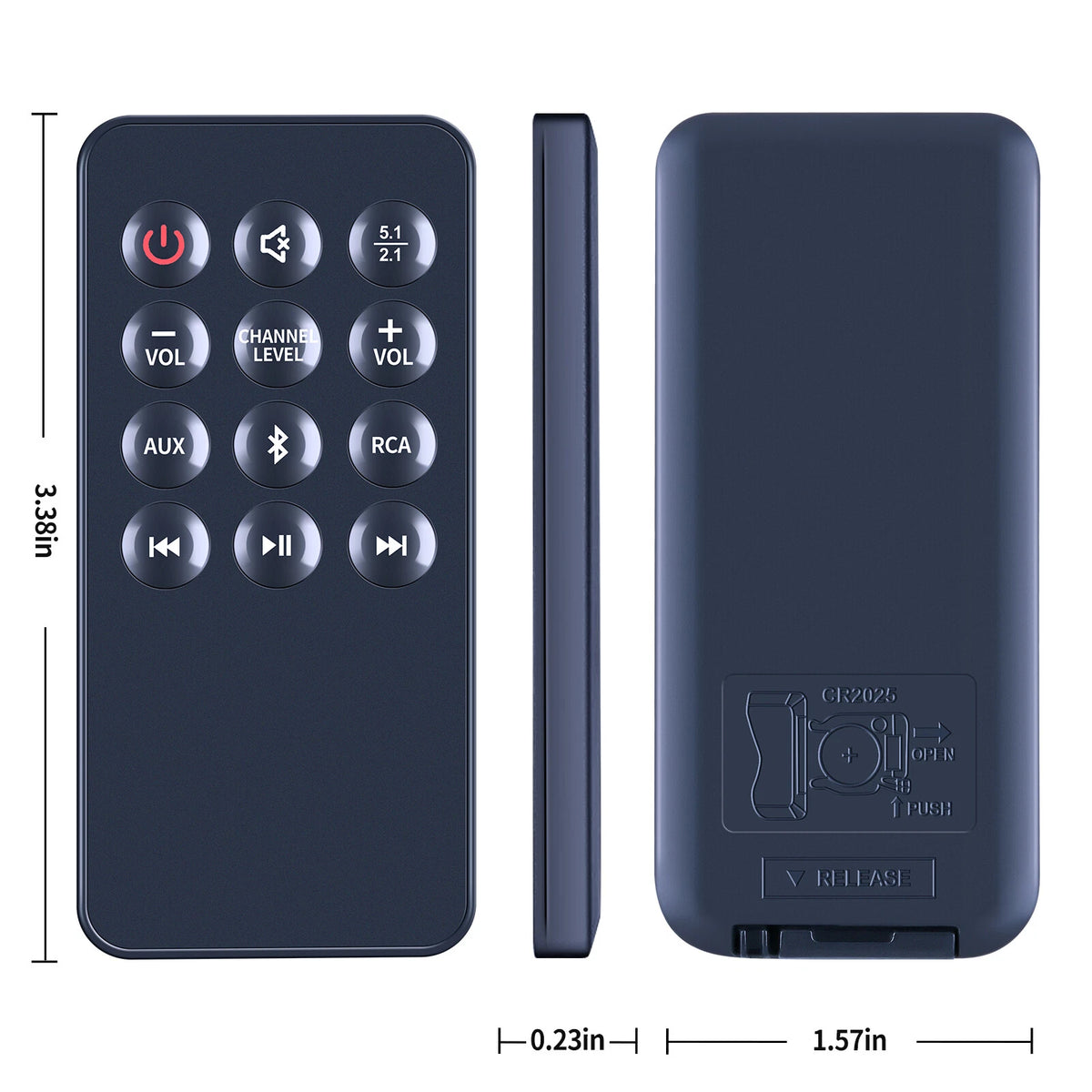 Remote Control For Logitech Bluetooth Surround Sound RI0004 Z607 Z606