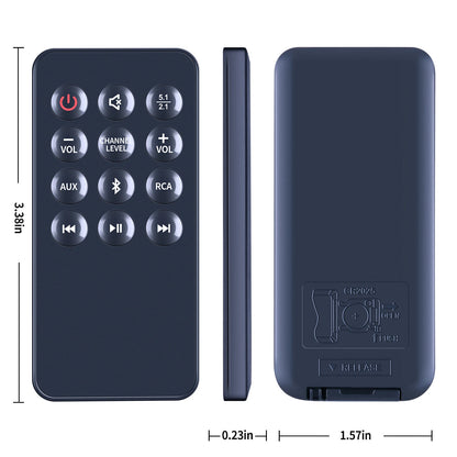 Remote Control For Logitech Bluetooth Surround Sound RI0004 Z607 Z606