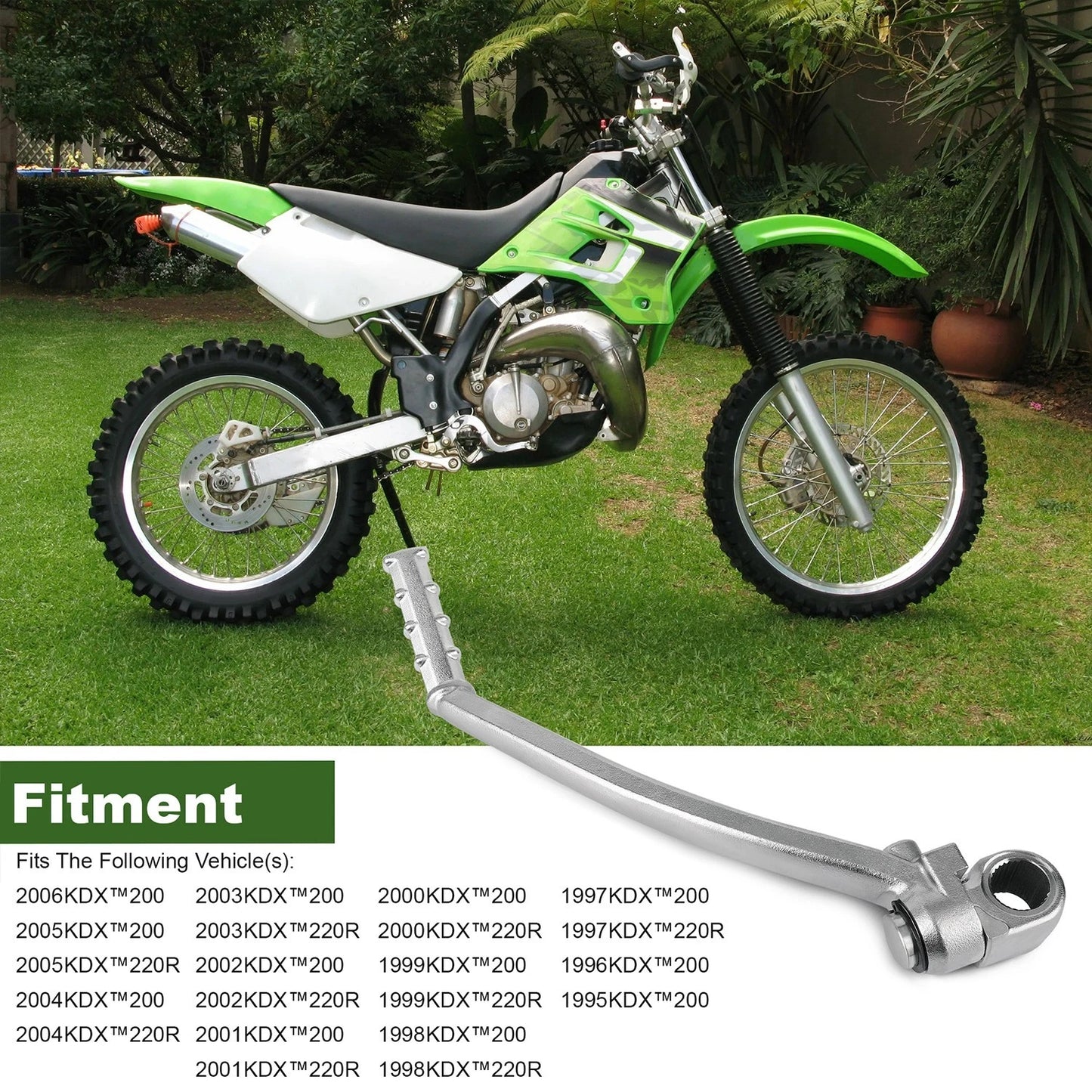 Kick Starter Lever Assembly 13064-1174 for Kawasaki KDX 200 220R 1995-2006