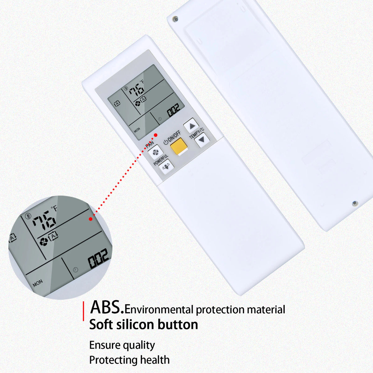 Remote Control For Daikin Air Conditioner FTXS15LVJU FTXS12LVJU FTXS09LVJU