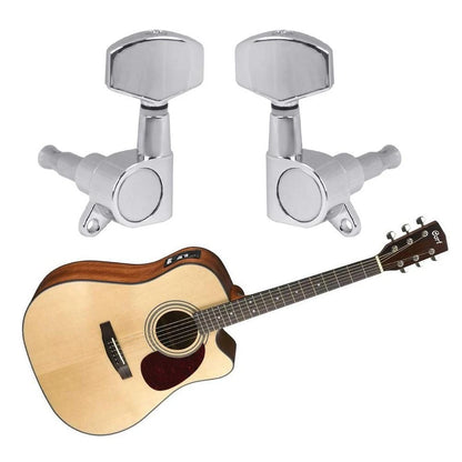 OTYMIOW 6PCS Guitar Machine Heads Knobs Acoustic Tuning Pegs Machine...