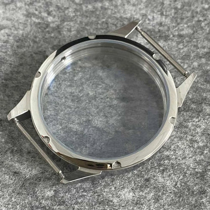42mm Stainless Steel Watch Case Set With Crown For ETA6497 6498 ST3600 Movement