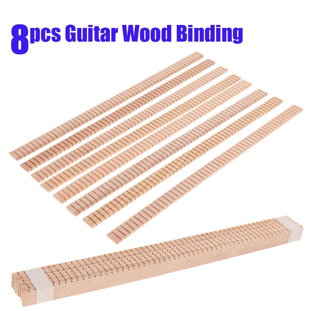 8* For Guitar Maker/Luthiers Wood Guitar Purfling Strip Exquisite Craftsmanship