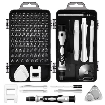115-in-1 Precision Screwdriver Set, Micro Magnetic Repair Tool Kits,Mini Grey