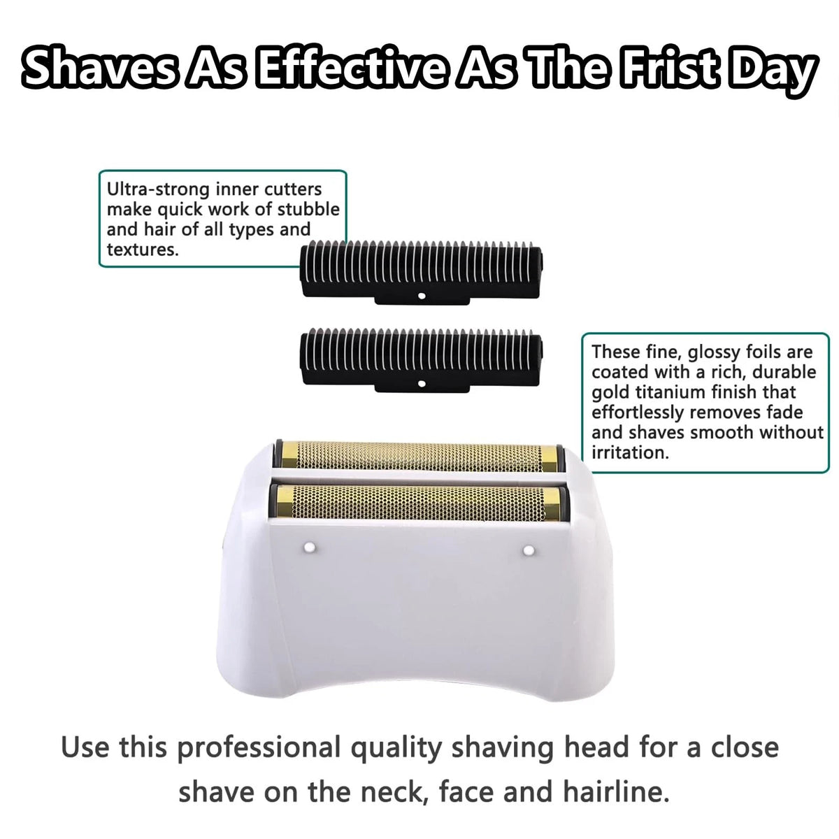 Foil Shaver Replacement Compatible with Model TS-1 TS-2 ADS-1107