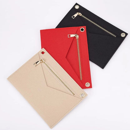 WADORN Crossbody Purse Conversion Kit for LV Kirigami Pochette, Felt Black
