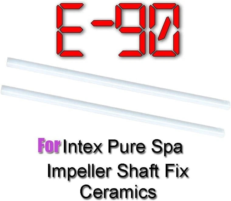 for Intex Pure Spa Hot Tub Impeller Pump Shaft Fix E90 Errors, Ceramics 2Pcs