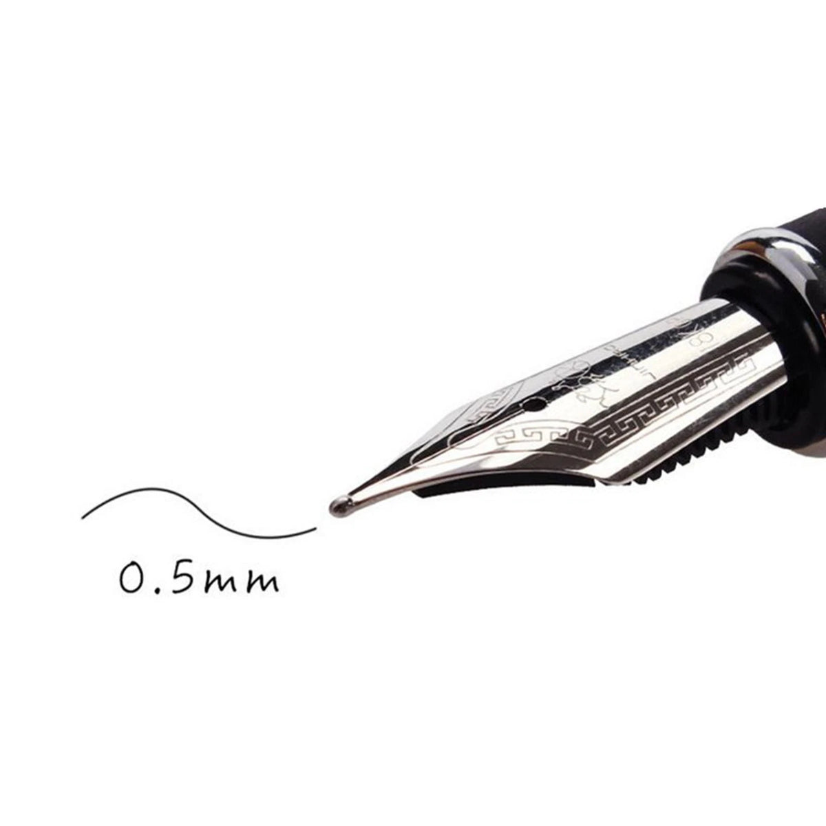Milky Jinhao X750 Metal Fountain Pen 18K Fine F Nib 0.5mm Writing Office Gift oo