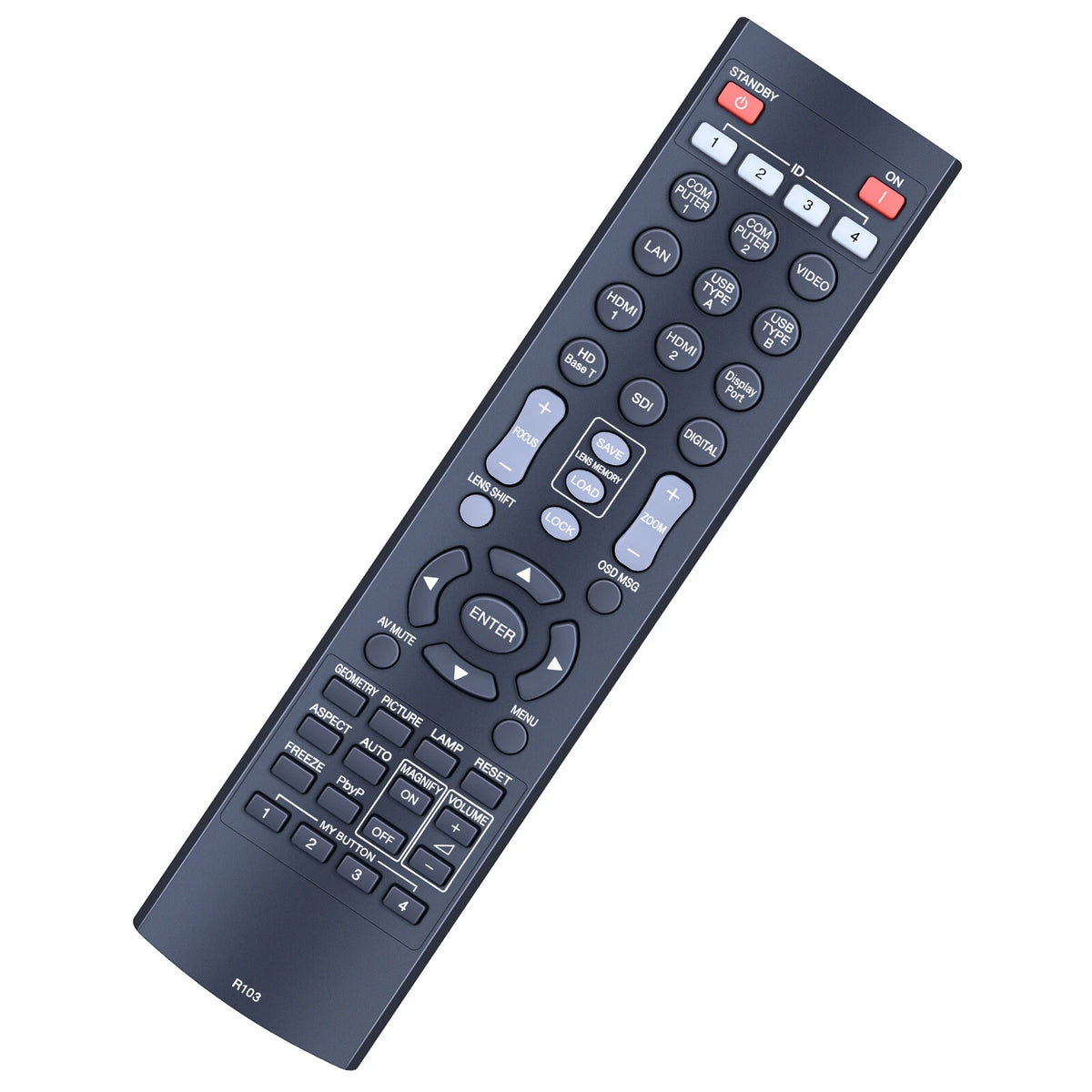 R103 Replacement Remote Control For Christie Maxell LWU720i LHD720i