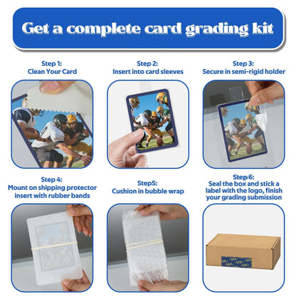 DEDC Card Grading Submission Kit Mailing with 4-set- PSA, White