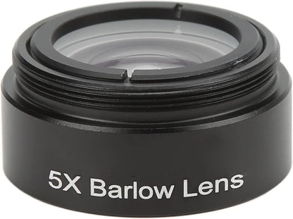 VBESTLIFE 5X Barlow Lens, M28.6 Threaded Stereo Microscope Auxiliary...
