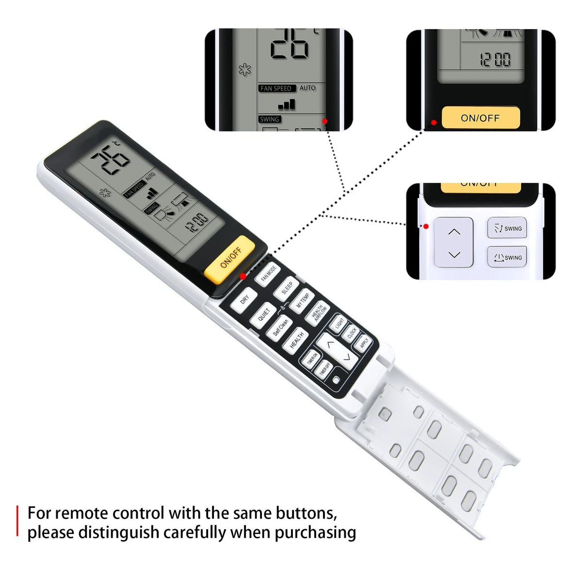 Remote Control For Haier Air Conditioner YR-HQ V3, V9014557 M5H 3D, 0010402886BD