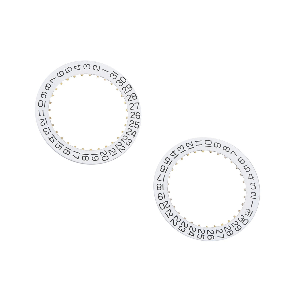 2X Date Indicator Calendar Wheel Disc Plate AT 3 For ETA 2804-2 2824-2 2892A2