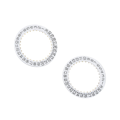 2X Date Indicator Calendar Wheel Disc Plate AT 3 For ETA 2804-2 2824-2 2892A2